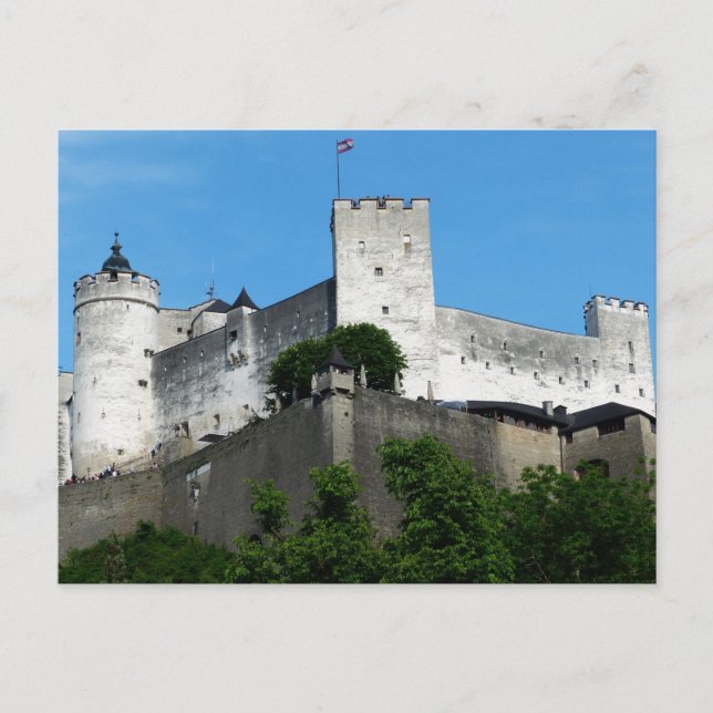 Cartão Postal Hohensalzburg Fortress, Áustria (Frente)