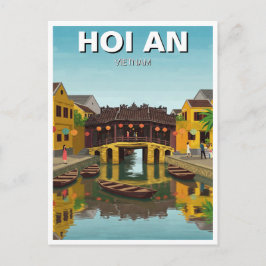 Cartão Postal Hoi An Vietnã Ponte Coberta Japonesa Viagem