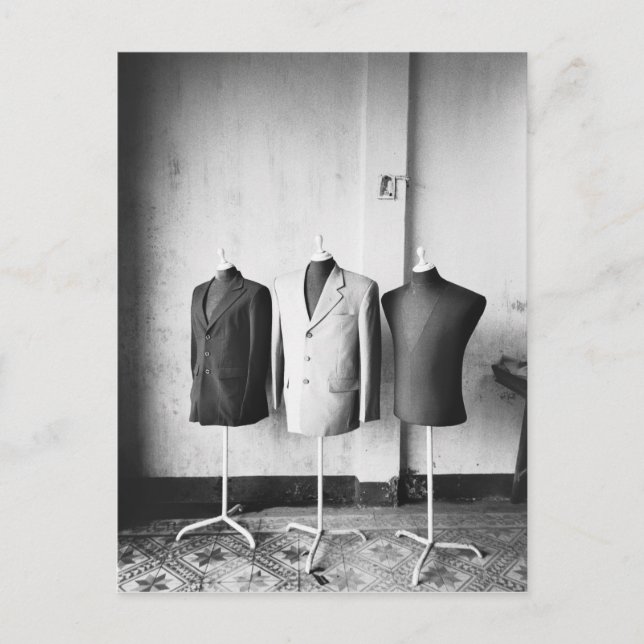 Cartão Postal Hoi An Vietnam, jaquetas de naipe feitas por encom (Frente)