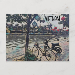 Cartão Postal Hoi An Vietnam Lanterns