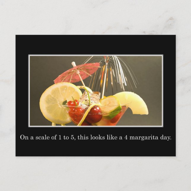 Cartão Postal Hoje é um dia altamente classificado (Frente)