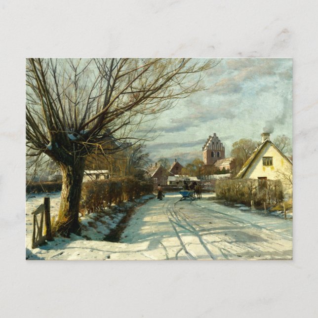 Cartão Postal Hoje Taastrup, fora de Copenhague (Frente)