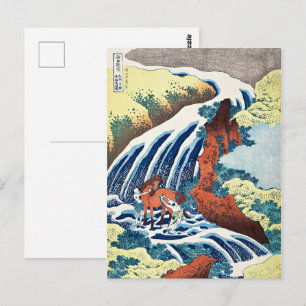 Cartão Postal Hokusai - As Caças de Lavagem de Cavalos de Yoshit