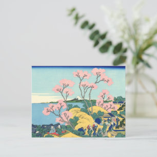 Cartão Postal Hokusai Fuji de Gotenyama no Tōkaidō em Shin