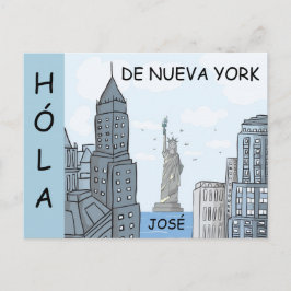 CARTÃO POSTAL HOLA DE NUEVA YORK