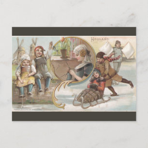 Cartão Postal Holanda Antiga