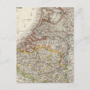 Cartão Postal Holanda, Bélgica, Luxemburgo