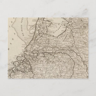 Cartão Postal Holanda, Friesland, Groningen, Overyssel