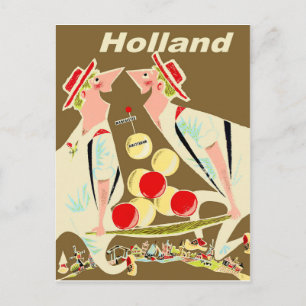 Cartão Postal Holanda, vinheta engraçada