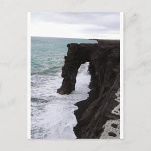 Cartão Postal Holei Sea Arch Hilo Big Island Hawaii