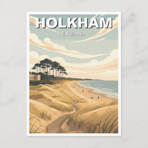 Cartão Postal Holkham Norfolk England Viagem
