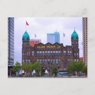 Cartão Postal Holland America Line Building, Roterdão