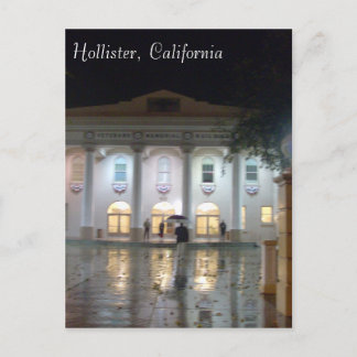 Cartão Postal Hollister, Edifício Memorial CA Veterans