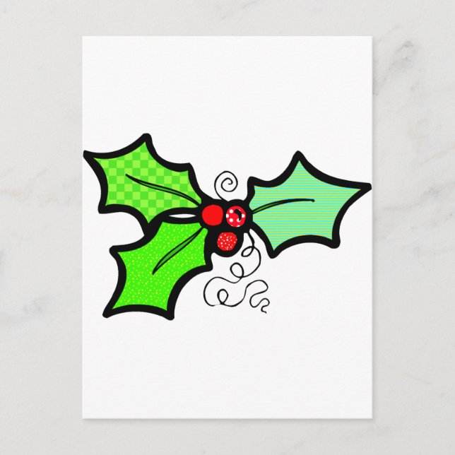 Cartão Postal Holly (Frente)