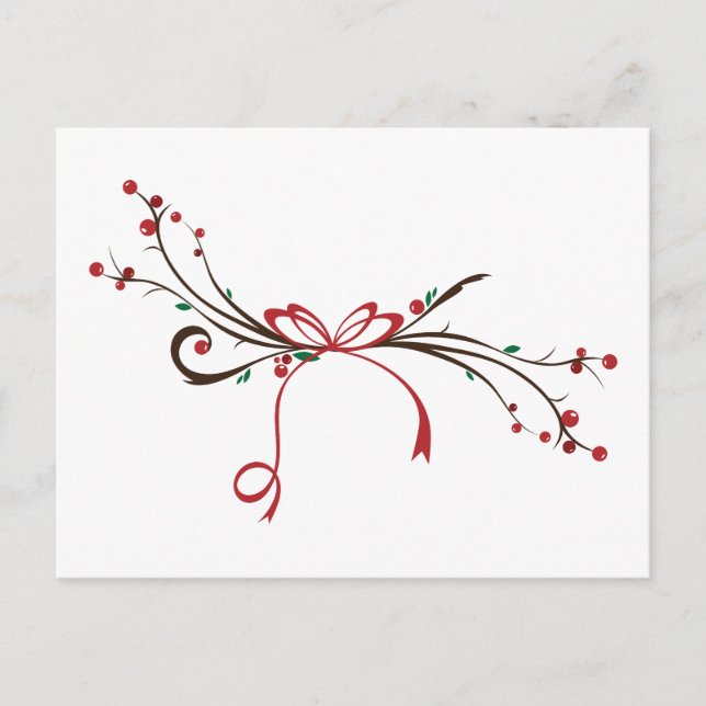 Cartão Postal Holly Branch (Frente)
