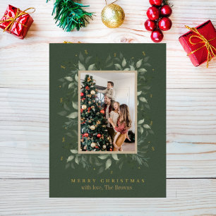 Cartão Postal Holly Days   Feliz Natal Feriado