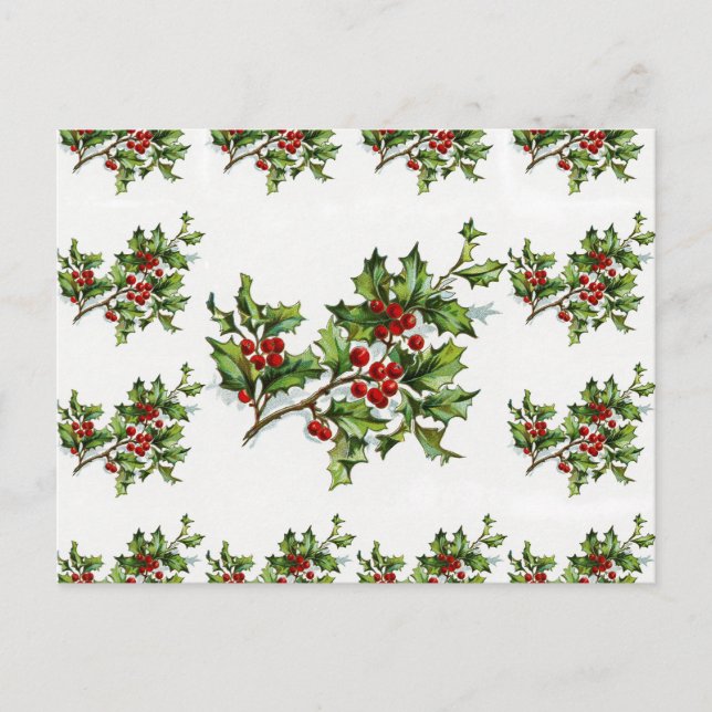 Cartão Postal HollyBerries 014 (Frente)