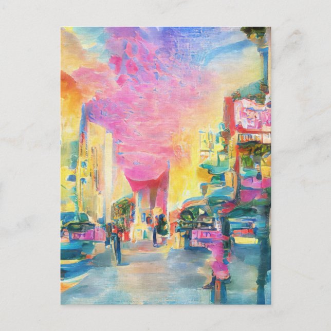 Cartão Postal Hollywood Boulevard (Frente)