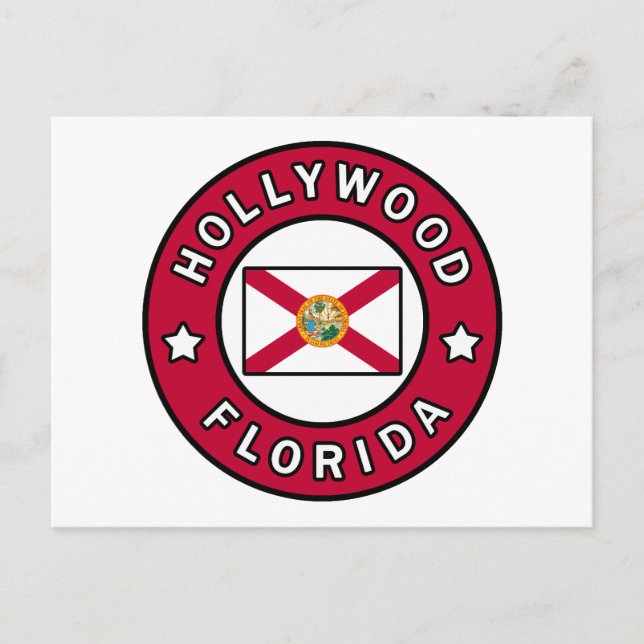 Cartão Postal Hollywood Florida (Frente)