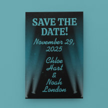 Hollywood Lights Wedding Save-the-Date