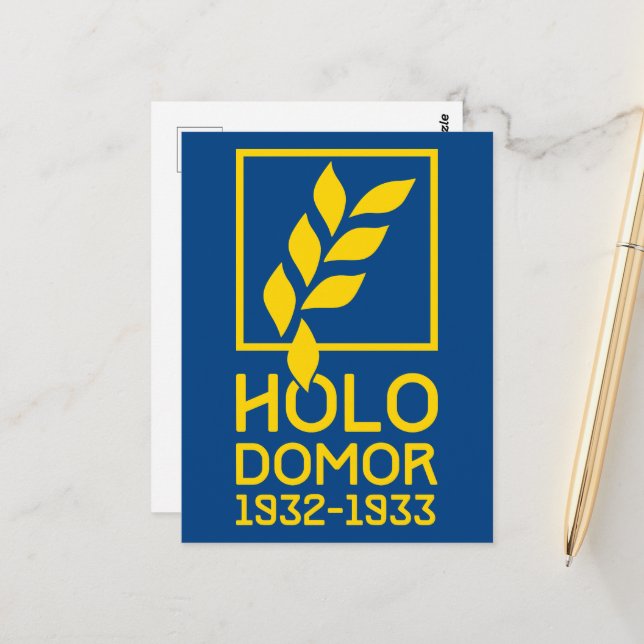 Cartão Postal Holodomor (Frente/Verso In Situ)