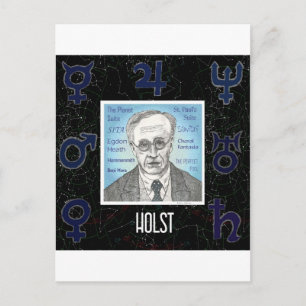 Cartão Postal Holst