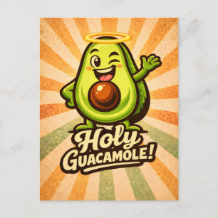 Cartão Postal Holy Guacamole - Pacote de Guac - Amantes de Comid