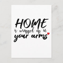 Cartão postal 'Home Is'