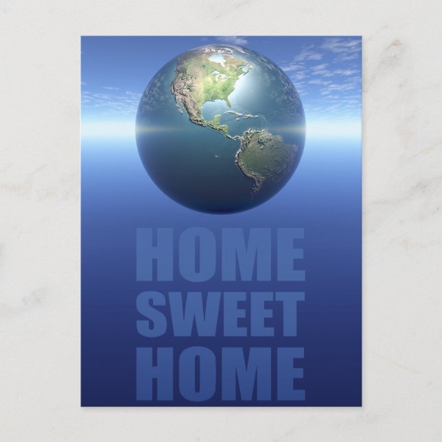 Cartão Postal Home Sweet Home (Frente)