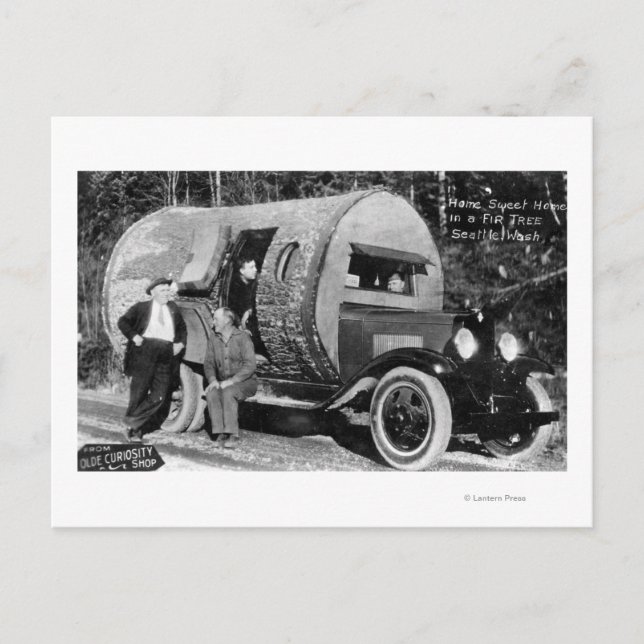 Cartão Postal Home Sweet Home em Fir Tree (Frente)