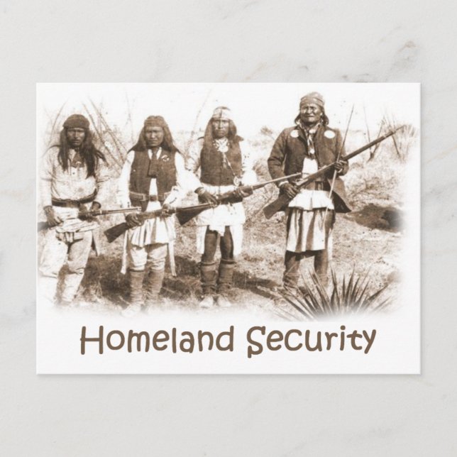 Cartão Postal Homeland Security Apache (Frente)