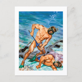 Cartão Postal Homem Americano (Dez, 1952)