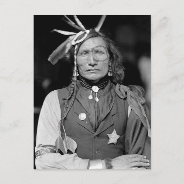 Cartão Postal Homem Branco de Ferro: 1900 (Frente)