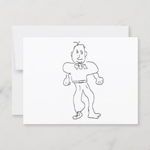 Cartão Postal Homem com um Calçado jGibney O Museu Zazzle