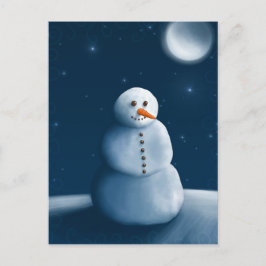 Cartão Postal Homem de neve