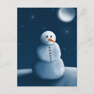Cartão Postal Homem de neve