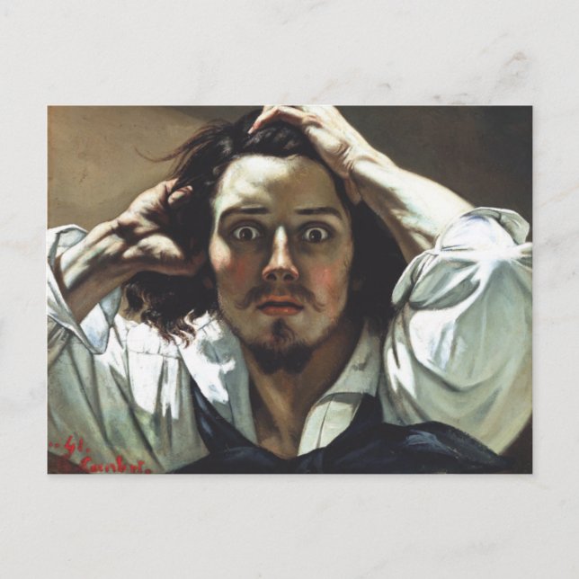 Cartão Postal Homem Desesperado (Frente)