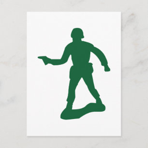 Cartão Postal Homem do Exército Verde