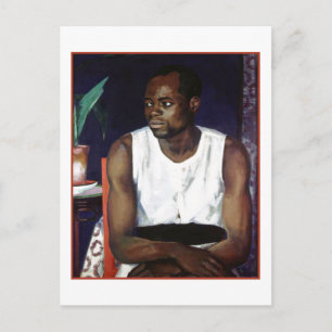 Cartão Postal Homem em Branco por Francis Cadell