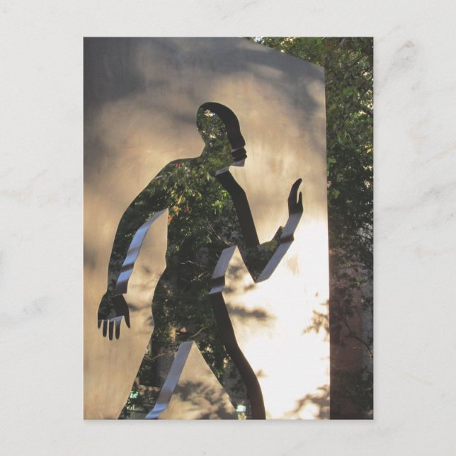 Cartão Postal Homem Invisível no Cartão-postal Nova Iorque (Frente)