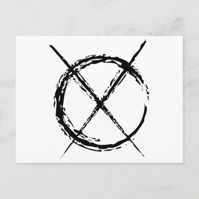 Cartão Postal Homem-lente (Frente)