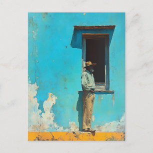 Cartão Postal Homem na Sombra - Cena russa cubana