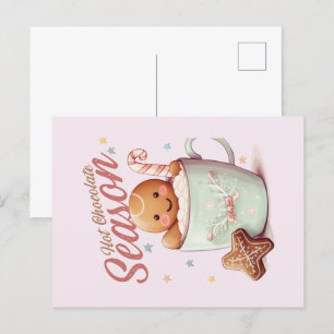 Cartão Postal Homem-Pão-Pó Cartão-Pó-Blush