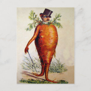 Cartão Postal Homem-papagaio vitoriano
