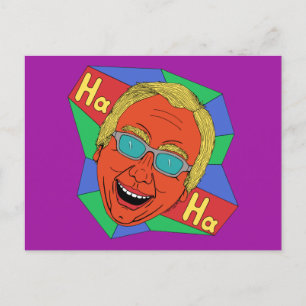 Cartão Postal Homem Rindo (Autorretrato Artista)