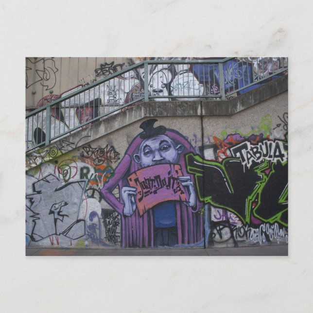 Cartão Postal Homem Roxo (Frente)