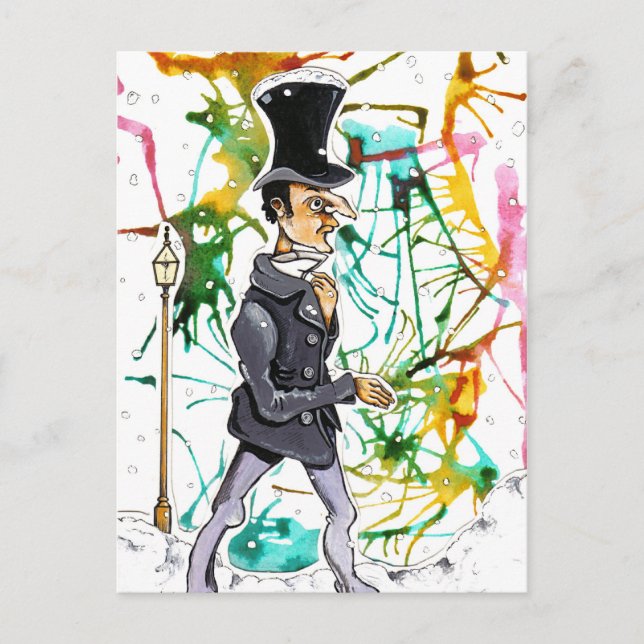 Cartão Postal Homem vitoriano (Frente)