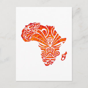 Cartão Postal Homenagem à África