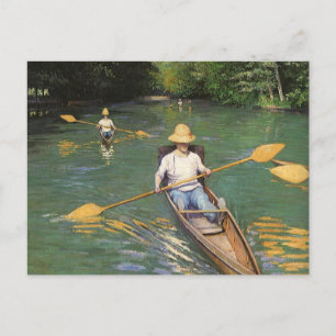 Cartão Postal Homens de Gustave Caillebotte, Vintage Fine Art