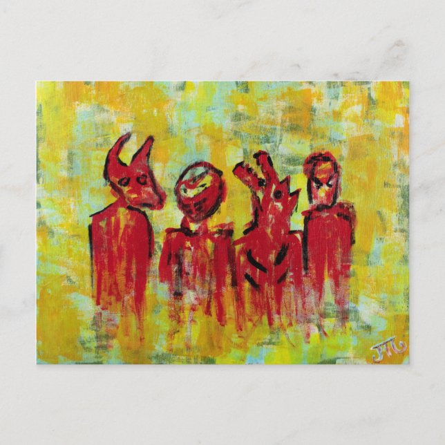 Cartão Postal "Homens de um Certo Sabor" (Frente)